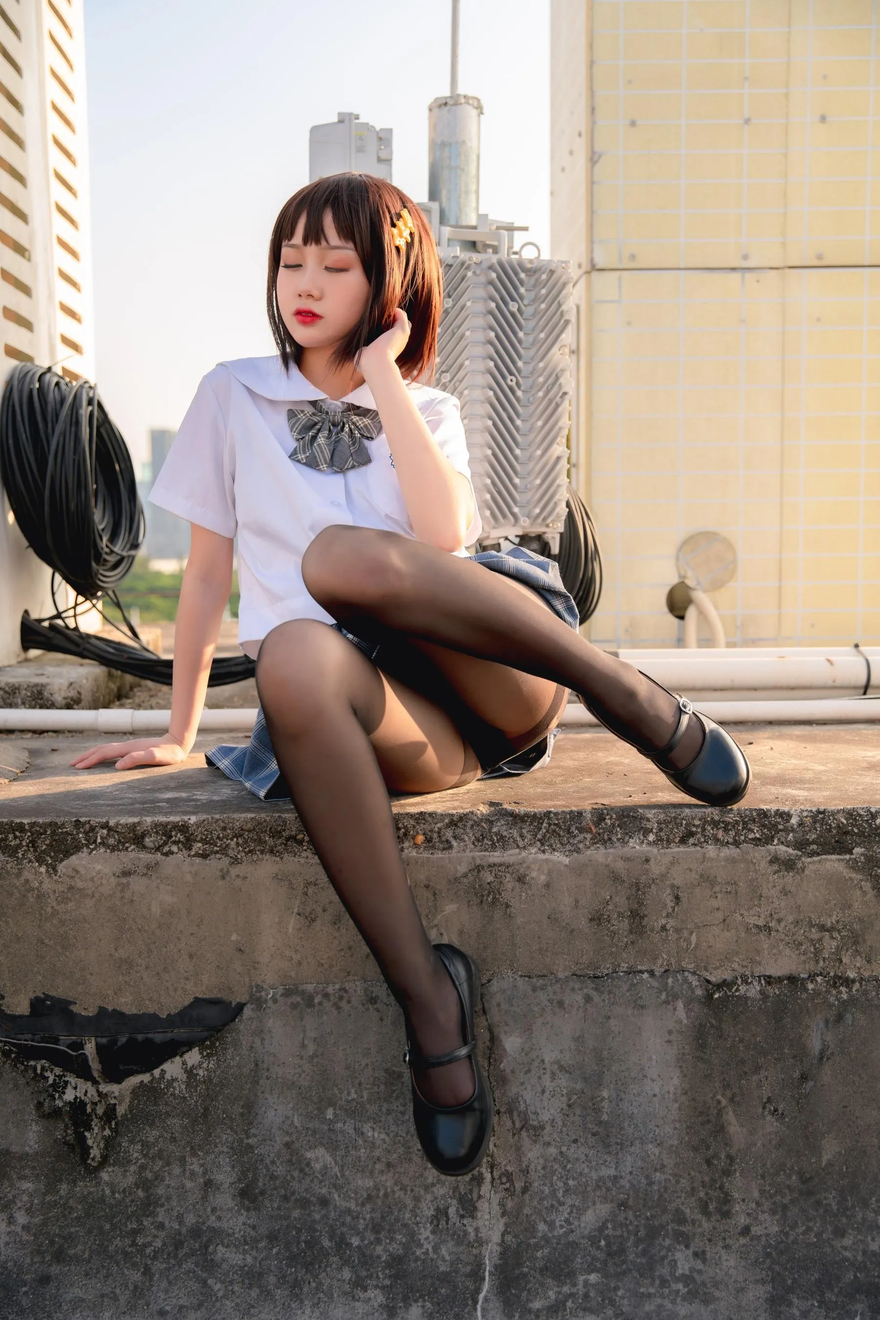 您的蛋蛋 – NO.03 天台JK [42P]插图5